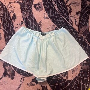 Kate Spade Light Blue Pajama Shorts